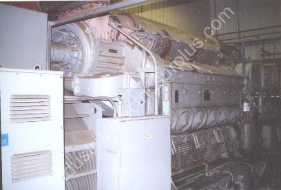 General Motors-Power Systems EMD 12-645E4B, 1600KW 480VAC, 900 RPM Diesel Engine-Generator