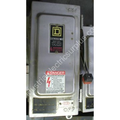 Square D 30 Amp Fusible Safety Switch H221DS